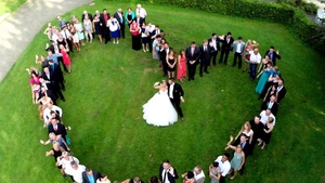 Cancun Wedding photo drone